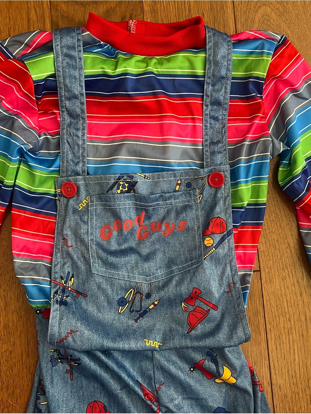 Chucky Costume, L/XL kids